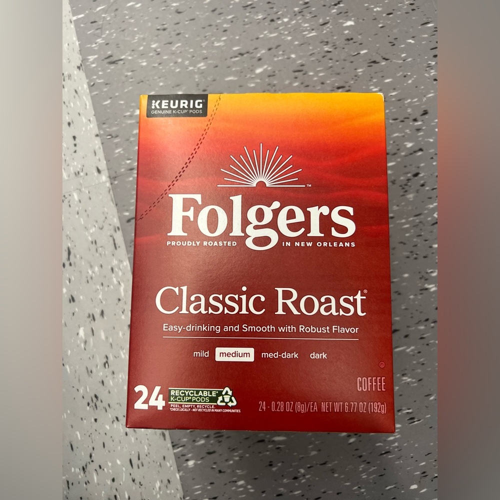 Folgers Classic Roast Coffee Pods 24 ct